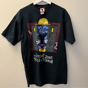 Vintage Disney Tower of Terror T Shirt L 90s USA